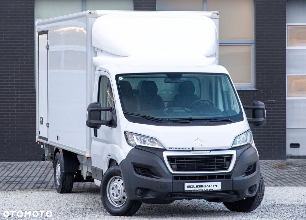Peugeot Boxer 165KM 8ep KONTENER + WINDA dHollandia 750kg - 1