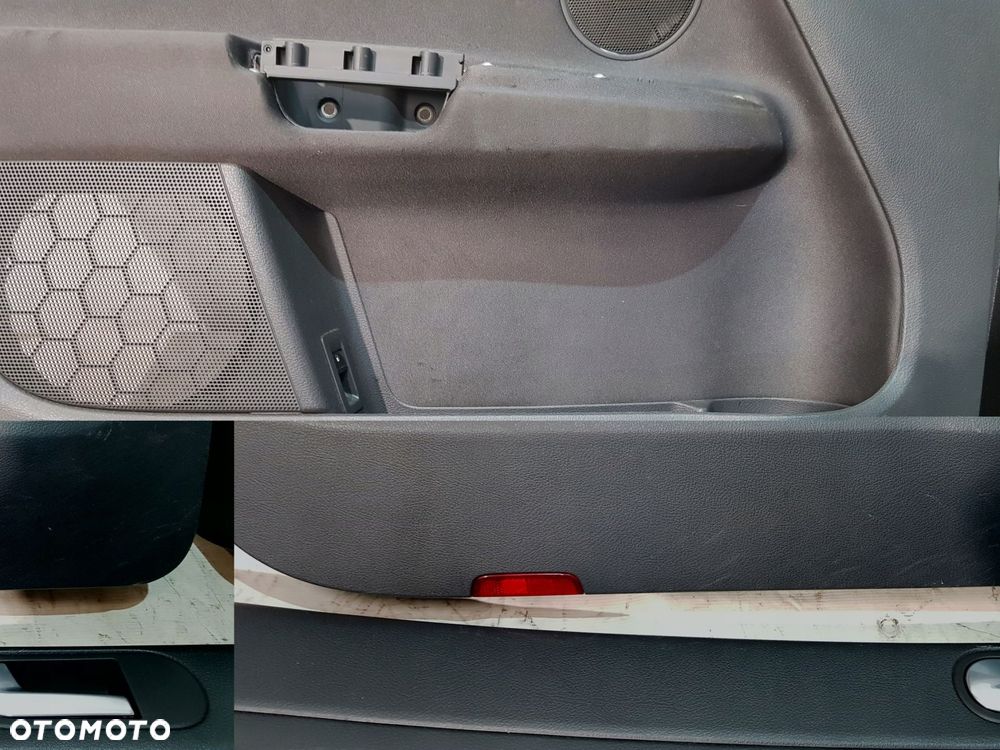 boczki tapicerka drzwi kpl vw golf v plus eu - 6
