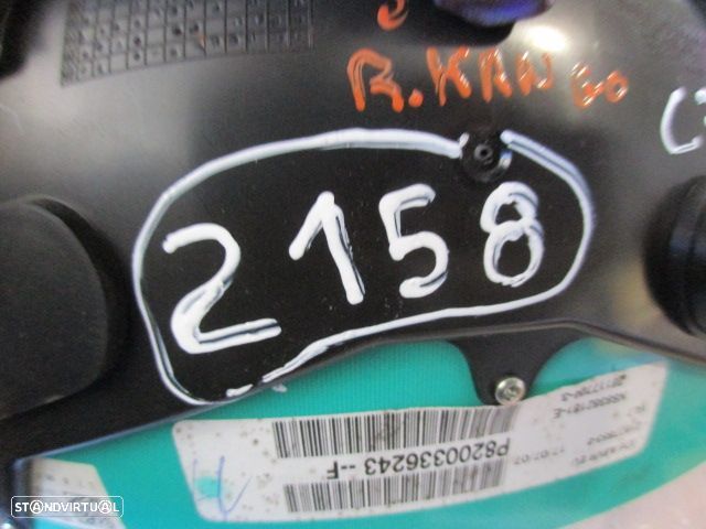 Quadrante 8200336243F RENAULT KANGOO I EXPRESS FASE 2 2007 1.5DCI 70CV 4P BRANCO KM/H  DIGITAL - 6