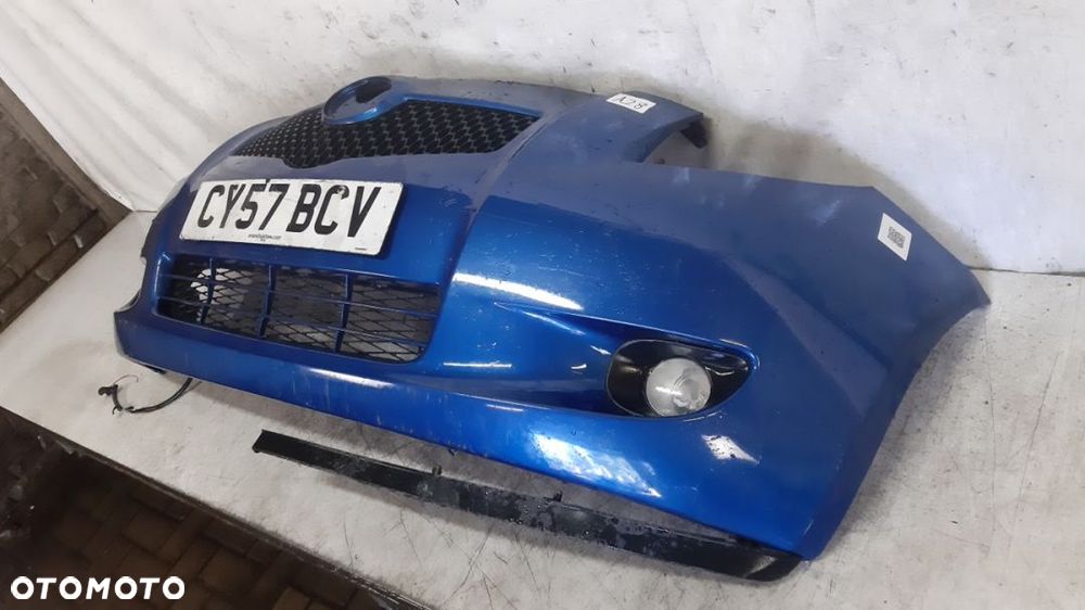 + ZDERZAK PRZÓD PRZEDNI DO TOYOTA YARIS MK2 HALOGEN KOD KOLOR 8T7 NIEBIESKI - 3