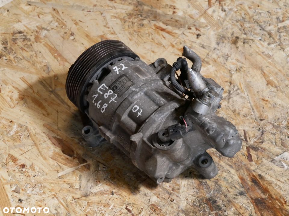 SPRĘŻARKA KLIMATYZACJI BMW E87 1.6B 07' 9156820-01 - 1