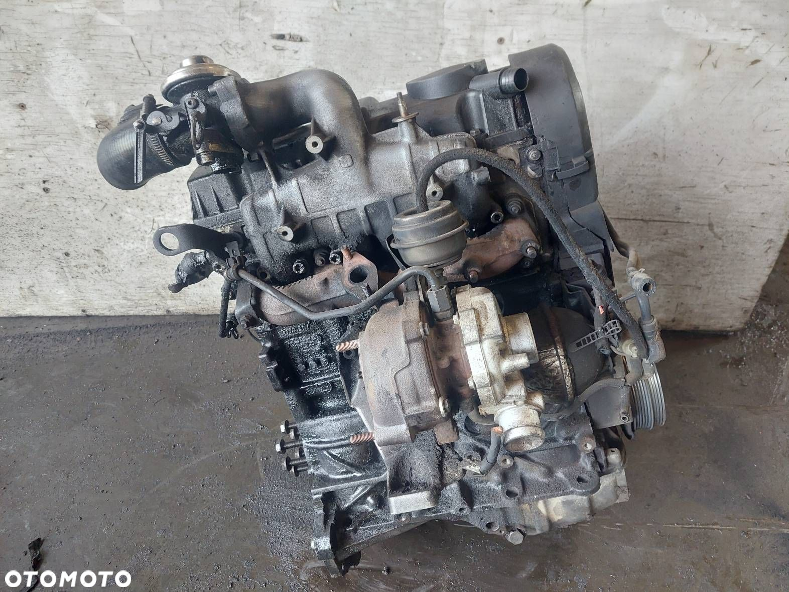 SILNIK DIESEL + POMPOWTRYSKI TURBO AUDI A4 B5 1.9 TDI AJM 038130073F - 3
