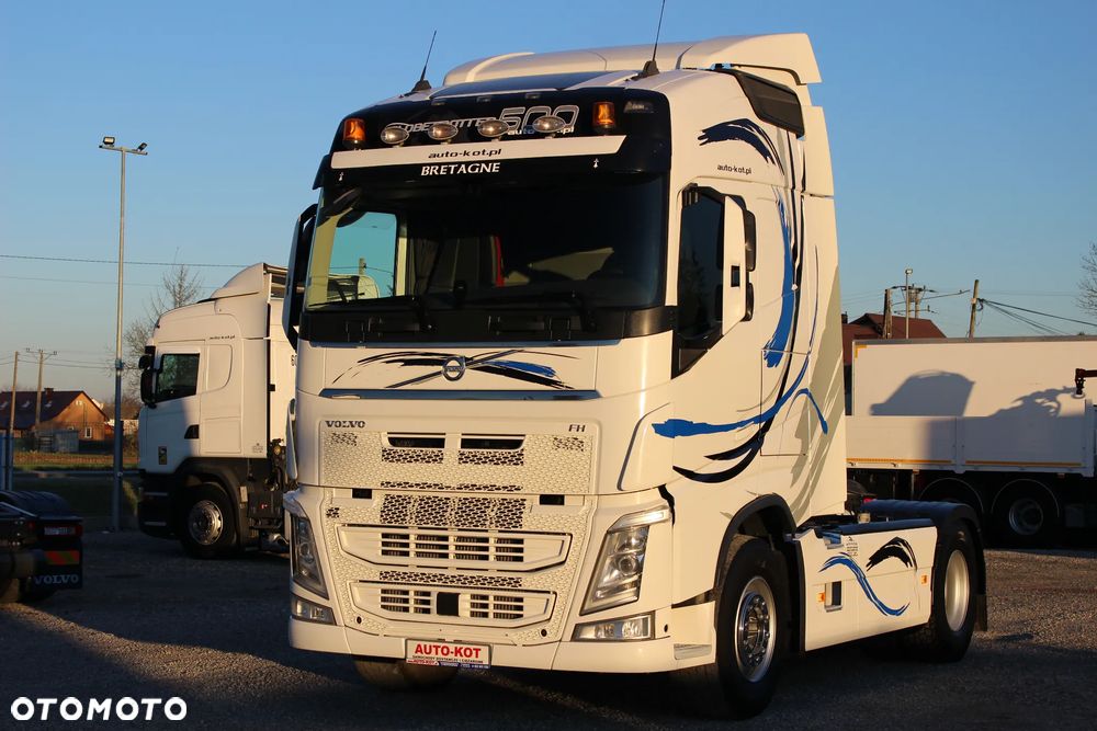 Volvo FH4 500 / LODÓWKA/ HYDRAULIKA /KLIMA POSTOJOWA/2 ZBIORNIKI/ XENON/ACC/E6/ *SERWIS FR*/ SUPER STAN / - 2