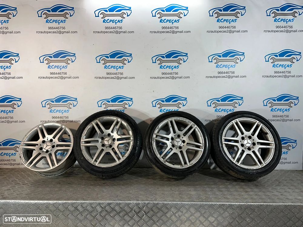 .Conjunto Jantes 17 AMG Originais Mercedes Benz 5x112 7.5J 8.5J ET47 ET58 - 2