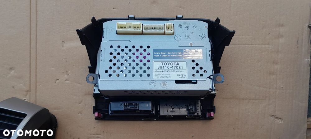 TOYOTA PRIUS II EKRAN MONITOR NAWIGACJI GPS 86110-47081 - 2