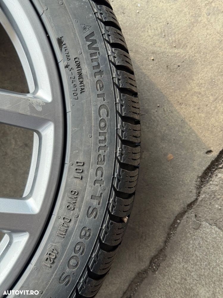 Vând jante originale BMW seria 1 pe 18” cu anvelope de iarnă - 10