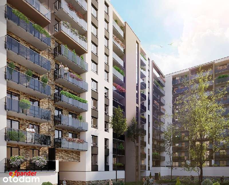 Mieszkanie 3-pokojowe z garderobą, balkon loggia.