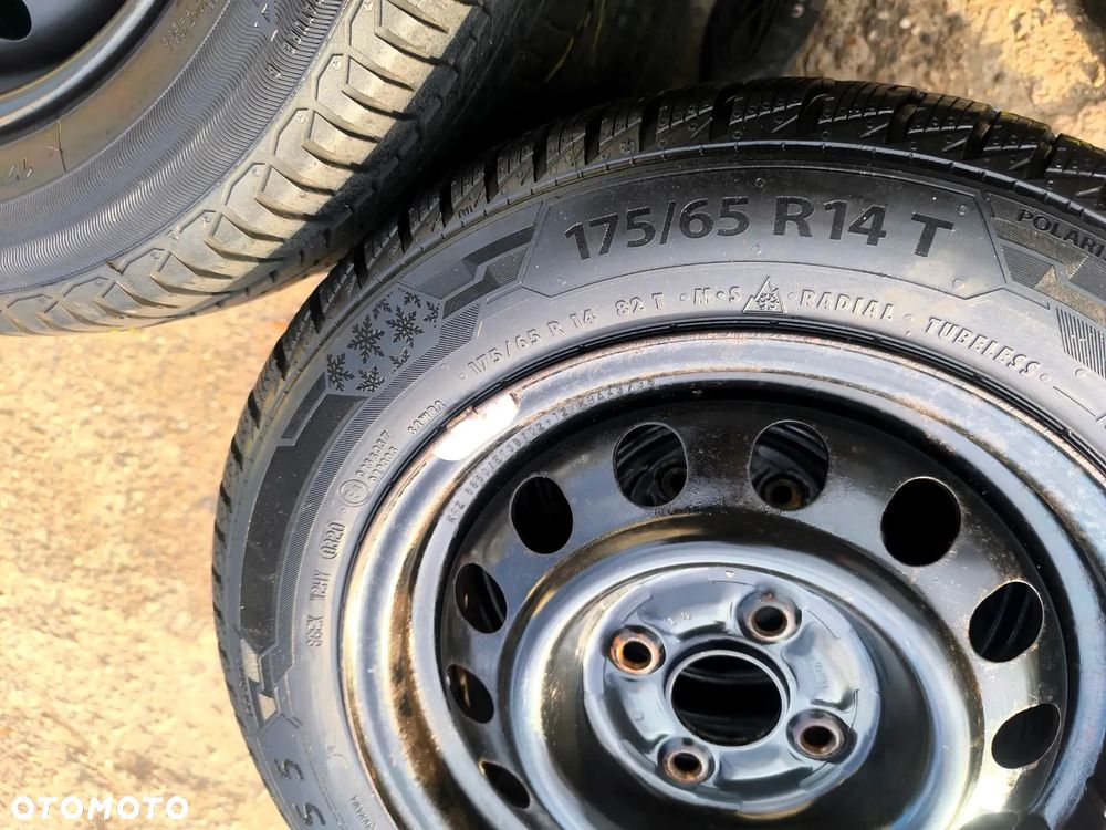 4x100 Felgi Stalowe Stal 14 Koła Zimowe Zima HYUNDAI I10 GETZ ACCENT KIA RIO PICANTO MAZDA 323 DEMIO 2 SUZUKI BALENO TOYOTA YARIS COROLLA Legnica ALU-RAD 175/65 7mm - 8