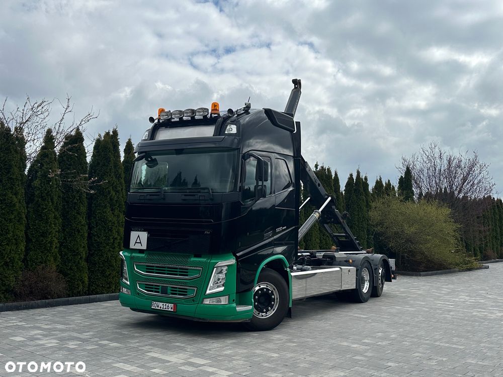 Volvo / FH 500 / 6X2 / HAKOWIEC / MEILLER -KIPPER 21-67/ Oś-SKRĘTNA-PODNOSZONA /
