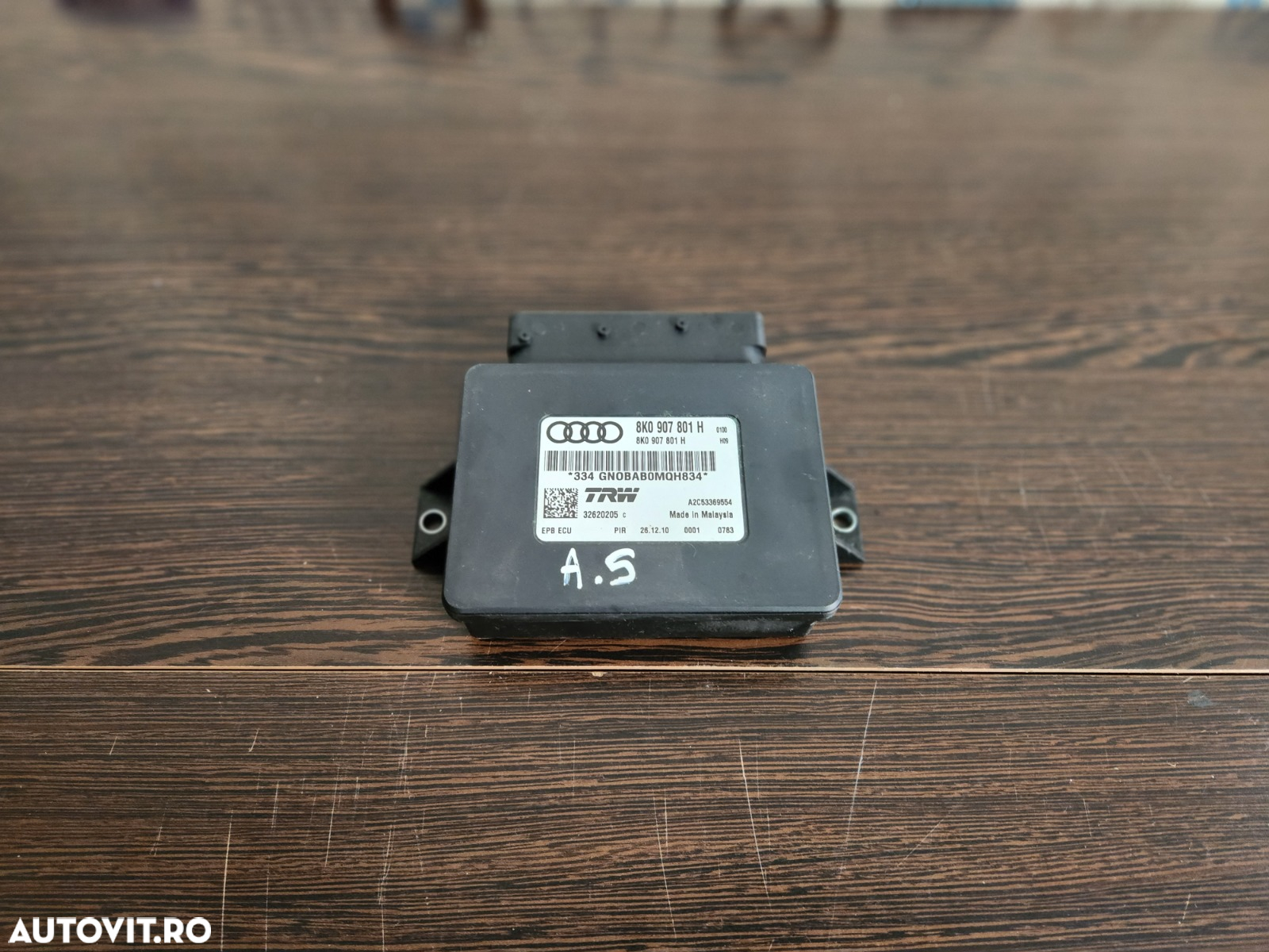 Modul Calculator Frana De Mana Audi A4 B8 A5 An 2007-2008-2009-2010-2011-2012-2013-2014-2015 Cod 8K - 2