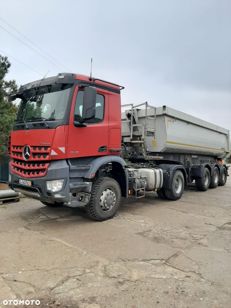 Mercedes-Benz Arocs 1843 4x4 + naczepa Schmitz - 2