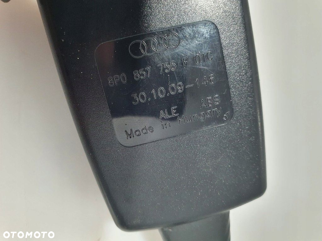 A3 8P ZAPINKA ZAPIĘCIE PASA BEZPIECZEŃSTWA LEWA PRZÓD KIEROWCA 8P0857755F - 6