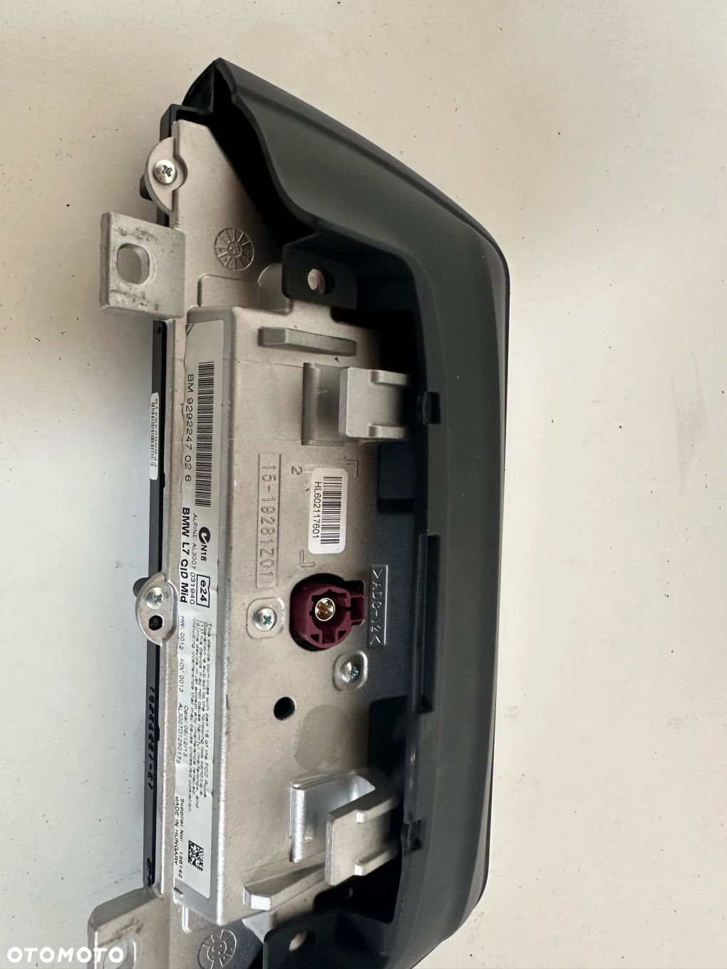 BMW 3 F30 F35 F31 2014 Monitor / wyświetlacz / ekran 9292247 - 3
