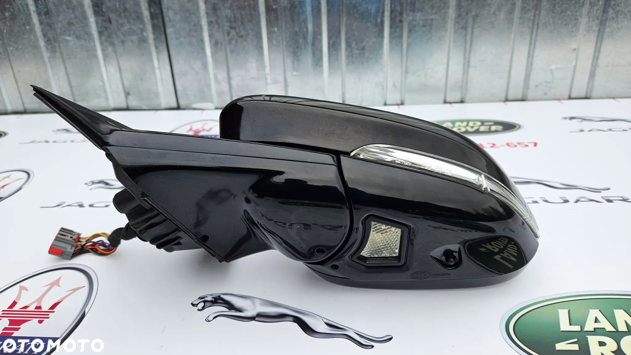 Jaguar XJ 351 2010-2015 Kompletne lusterko lewe Kierowcy USA KOLOR PEC 18 kabli - 12