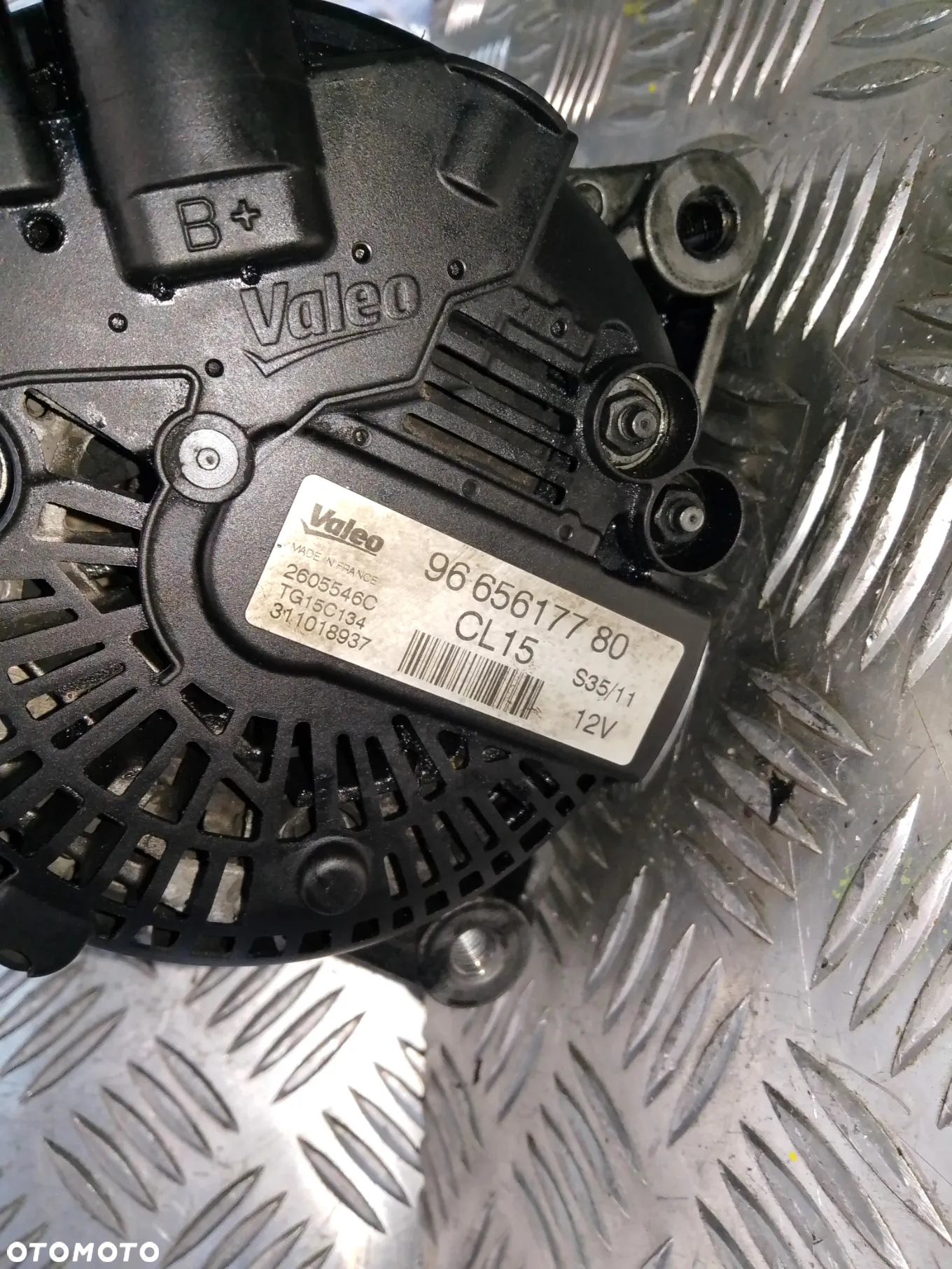 Alternator Valeo PEUGEOT Citroen 1.6 HDI 9665617780 - 4
