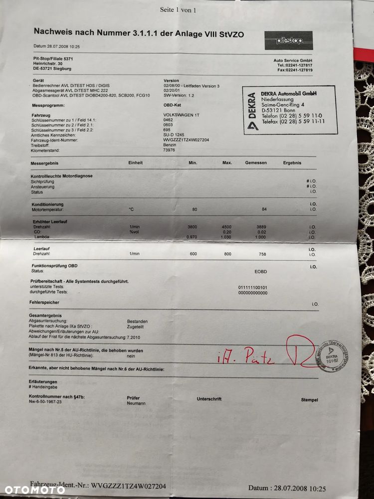 Volkswagen Touran 1.6 FSI Trendline - 21