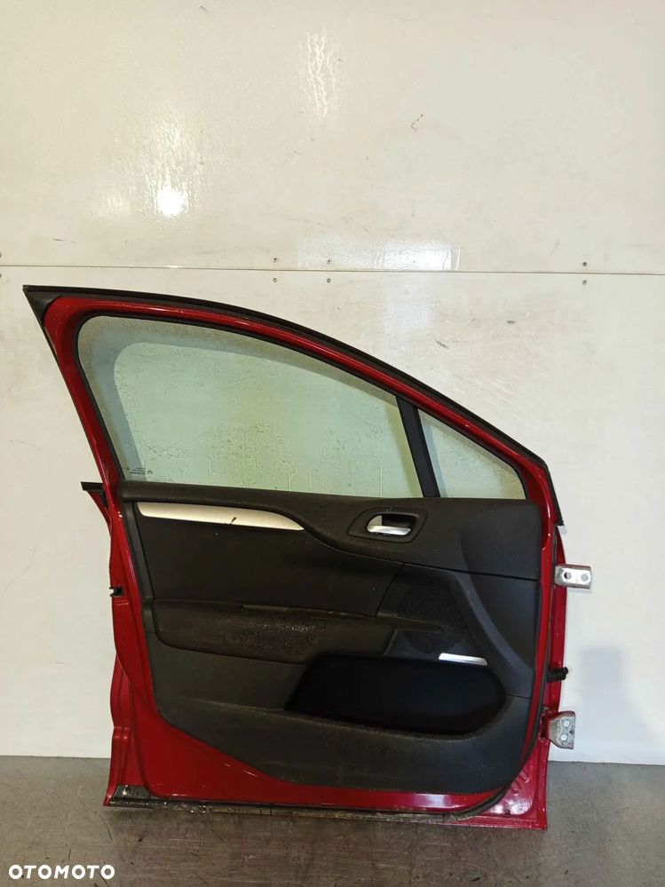 + DRZWI PRZOD PRZEDNIE LEWE CITROEN C4 II B7 LKR BORDO BORDOWE - 5