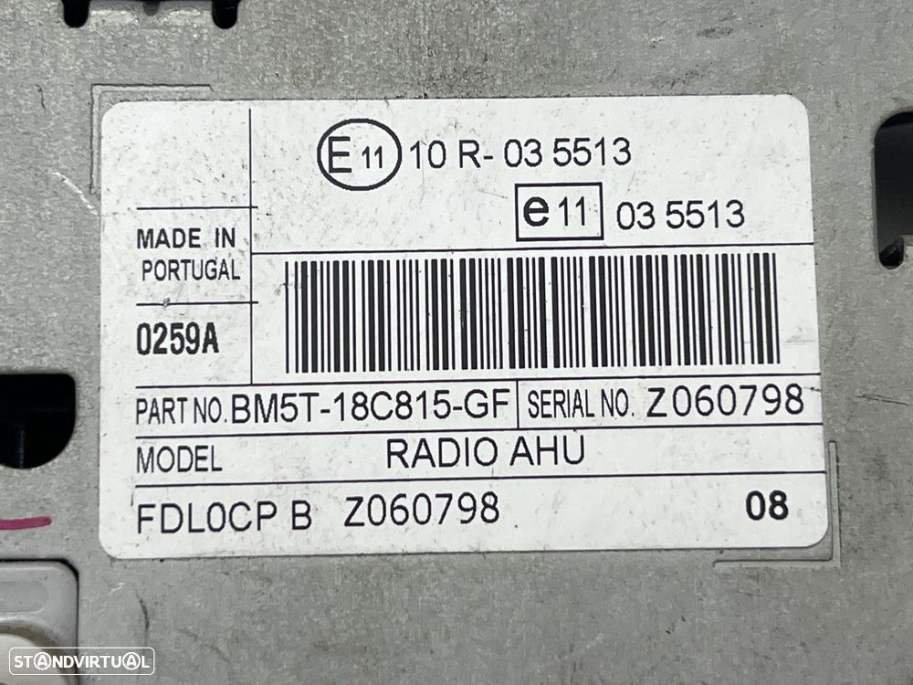 Rádio FORD FOCUS III 07.10 - 5