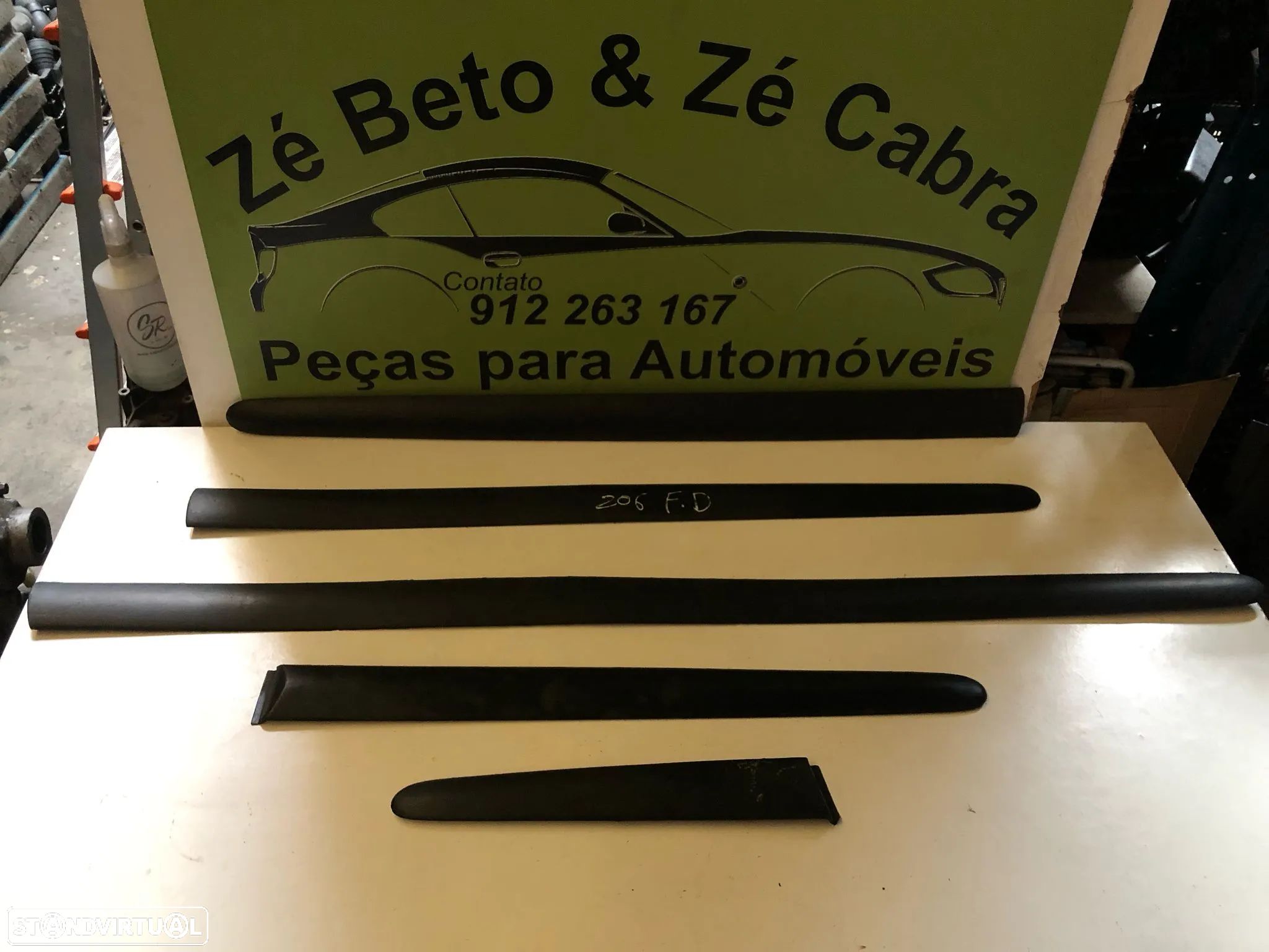 PEUGEOT 206 FRISO DE PORTA FRENTE TRAS - FR021 - 1