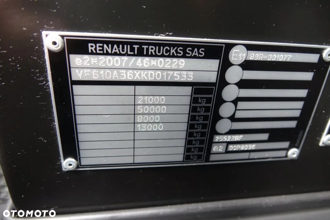 Renault GAMA T HIGH 520 DTI 13 / STANDARD / AUTOMAT/ EURO 6 / 2 ZBIORNIKI / KLIMATYZACJA POSTOJOWA - 28