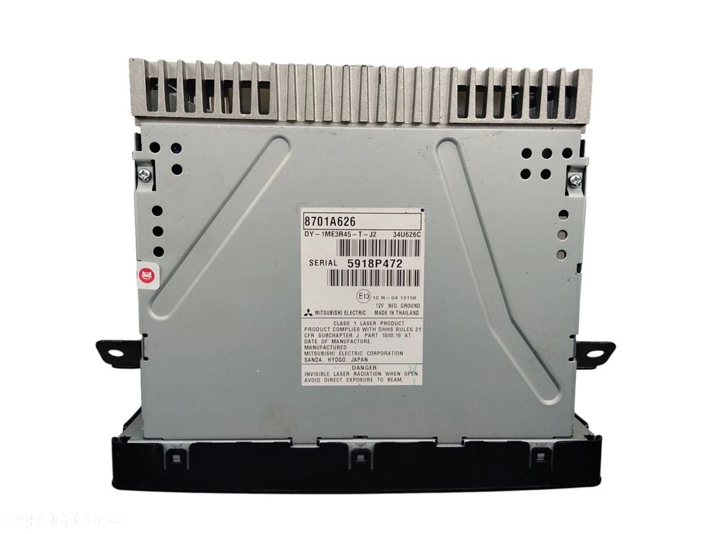 RADIO MITSUBISHI LANCER VIII (2007-2015) 1.6 MIVEC 117KM 5918P472 - 5