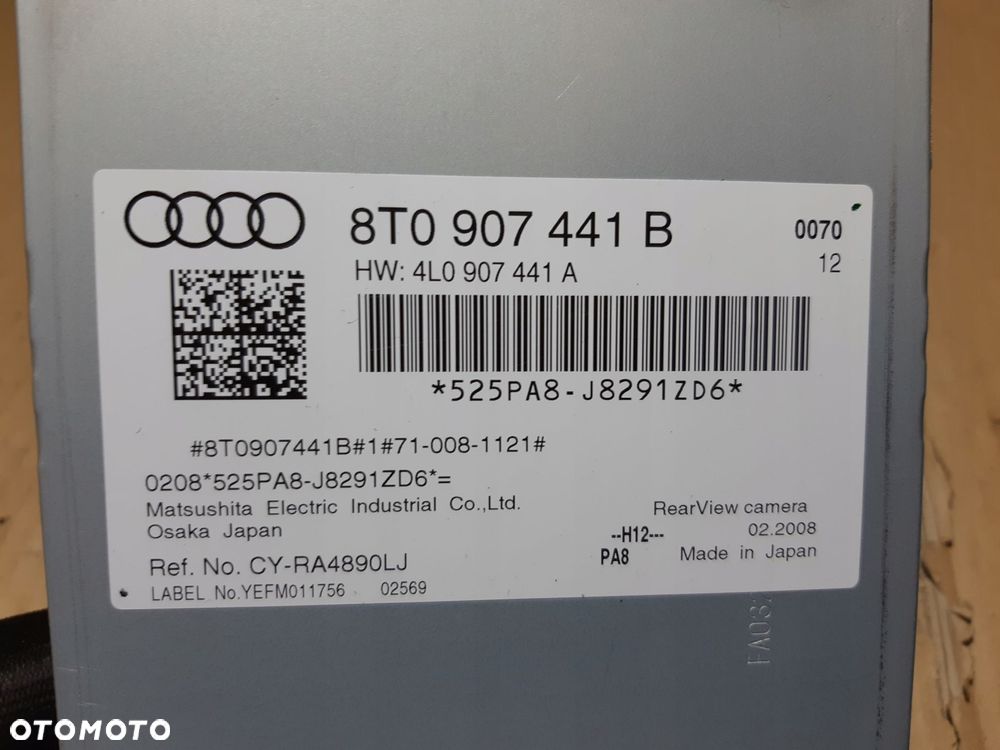 audi a4 b8 a5 8t s5 s4 moduł sterownik kamery cofania 8t0907441b 4l0907441a - 5