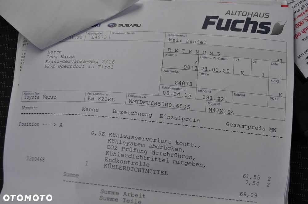 Toyota Verso 1.6 D-4D 5-Sitzer Start/Stop Comfort - 38