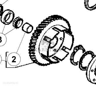 CLAAS RENAULT ATLES 936 RZ V5 Koło Zębate Przekładni Przedniej Osi 6005026910   60 0502 691 0 - 1