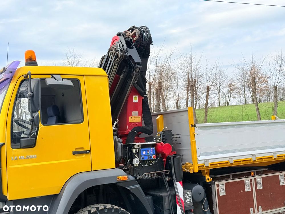 MAN * MAN LE 18.280 * HDS HMF 1560 * Kiper Wywrotka * 4x4 * Sprowadzony * Energetyka * - 8