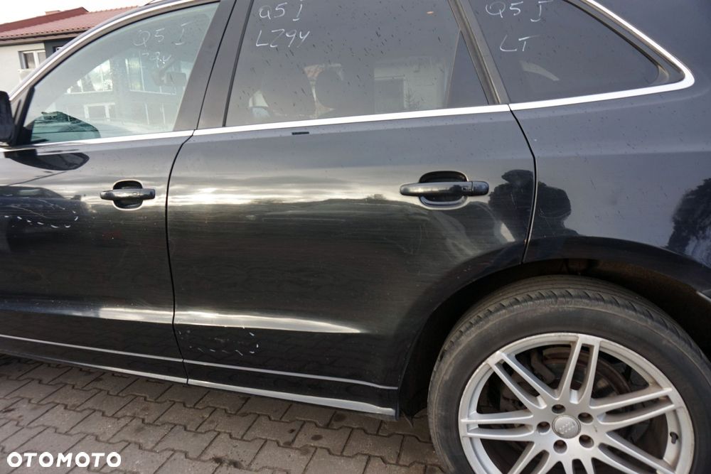 DRZWI TYLNE LEWE Q5 I 8R LZ9Y  CZARNY AUDI 2008-2012 - 4