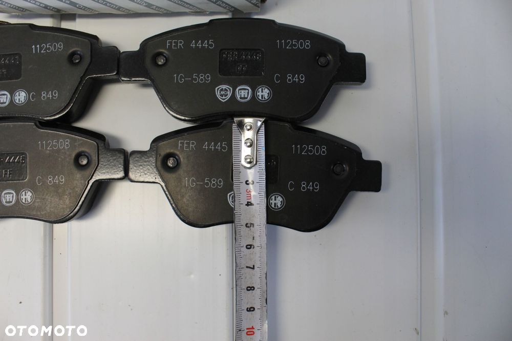 klocki hamulcowe przód przednie fiat alfa citroen opel pugeot oryg 77364158 - 4