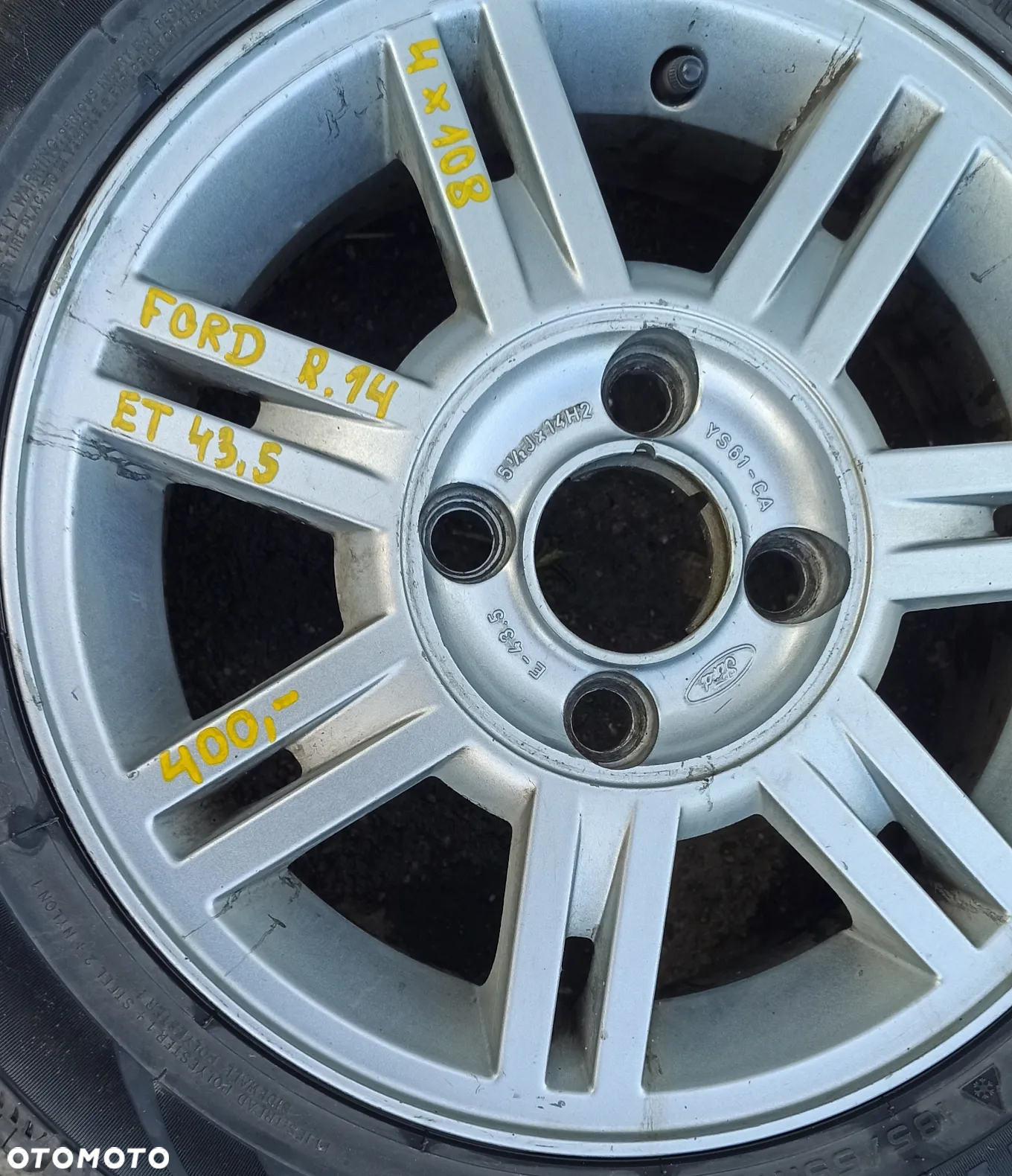 Alufelgi Ford R14 4x108 ET43,5 - 7