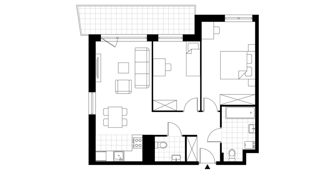 3-pokojowe mieszkanie 55m2 + loggia Bez Prowizji - Pełny obrazek: 4/21