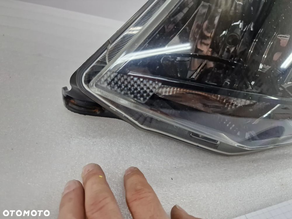 SKODA FABIA 3 6V0 III 14- LEWA LAMPA PRZEDNIA PRZÓD SOCZEWKA + LED , NR 6V1941015B , NR AUKCJI LA83 - 7