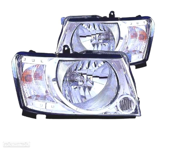 FARÓIS OPTICAS PARA NISSAN PATROL 04-10