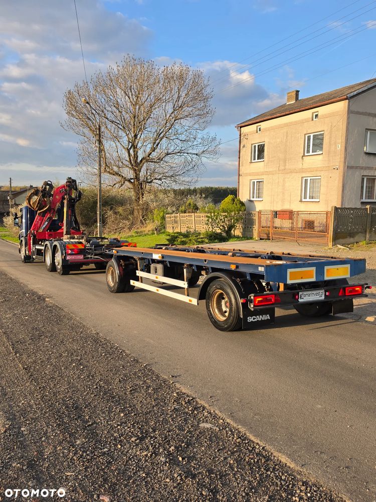 Polkon PRZYCZEPA POLKON PK-183 DO HAKOWCA ZŁOMU DO TROCIN DO TRANSPORTU KONTENERÓW ROLNICZA NA DUŻE KONTENERY - 1