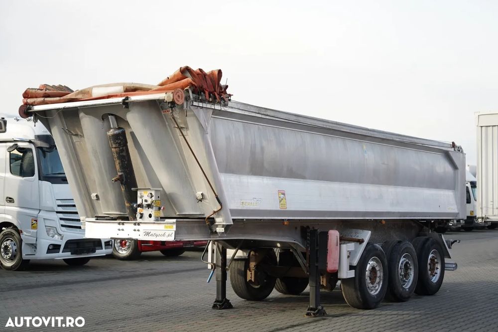 Benalu BASCULATOR BENALU / 23 m3 / ALUMINIU / AXĂ RELAXABILĂ / GREUTATE: 5.000 KG / - 1