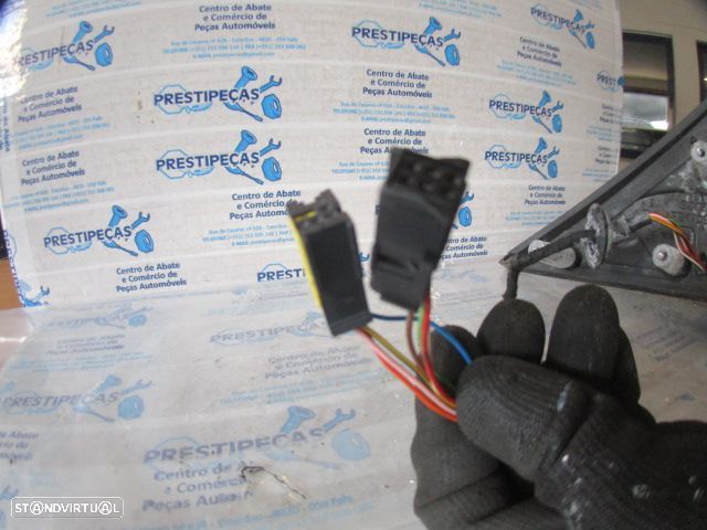 Espelho Esp4070 BMW SERIE 5  E60 FASE 1 2005 3.0D 218CV 4P CINZA DRT ELETRICO 4 + 4 PINOS DANIFICADO - 5