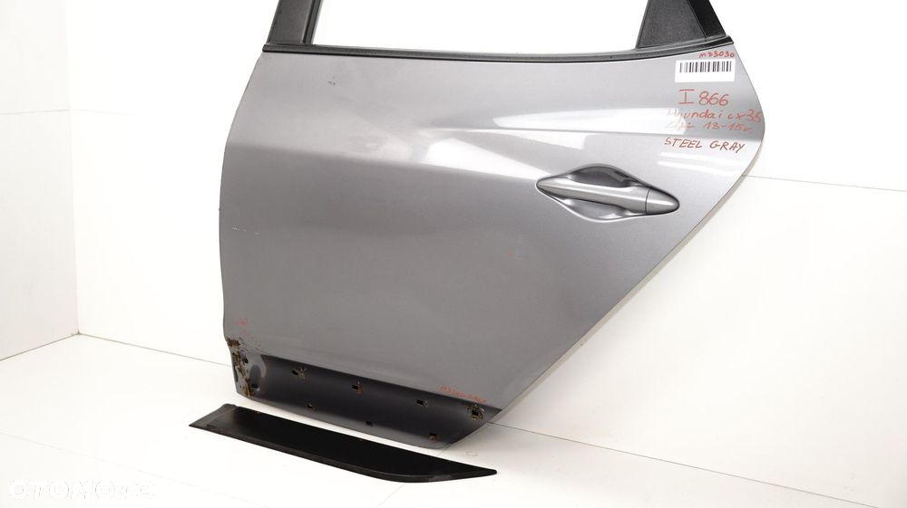 DRZWI LEWY TYŁ TYLNE HYUNDAI IX35 LIFT 13-15R STEEL GRAY - 4