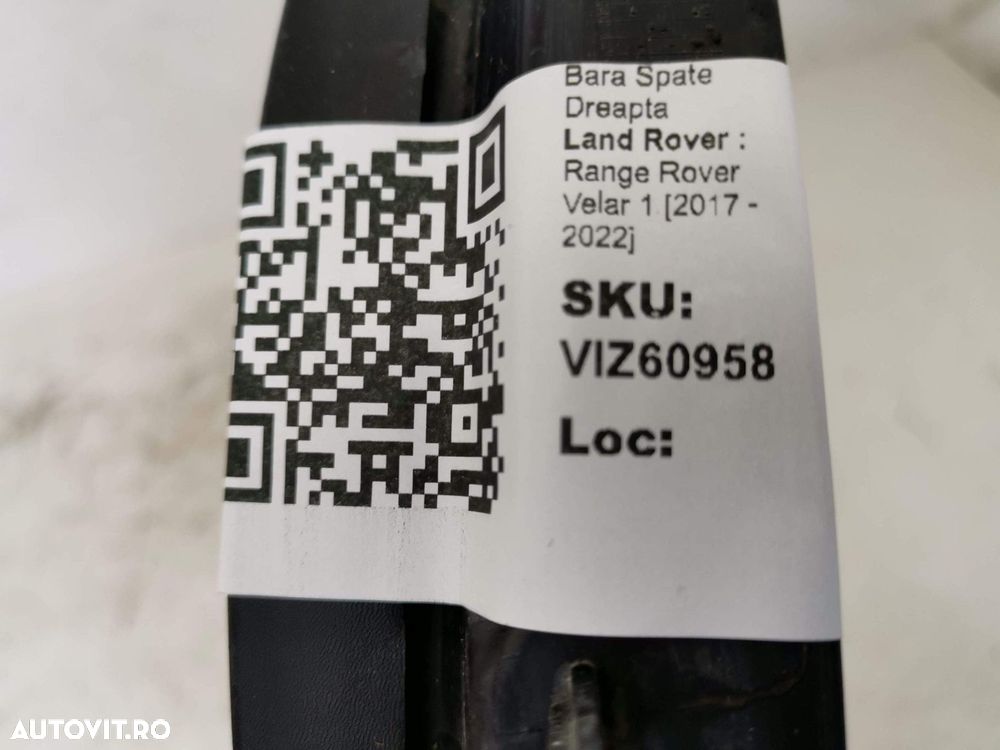 Deflector Noroi Bara Spate Dreapta Land Rover  Range Rover Velar 1 201 - 8