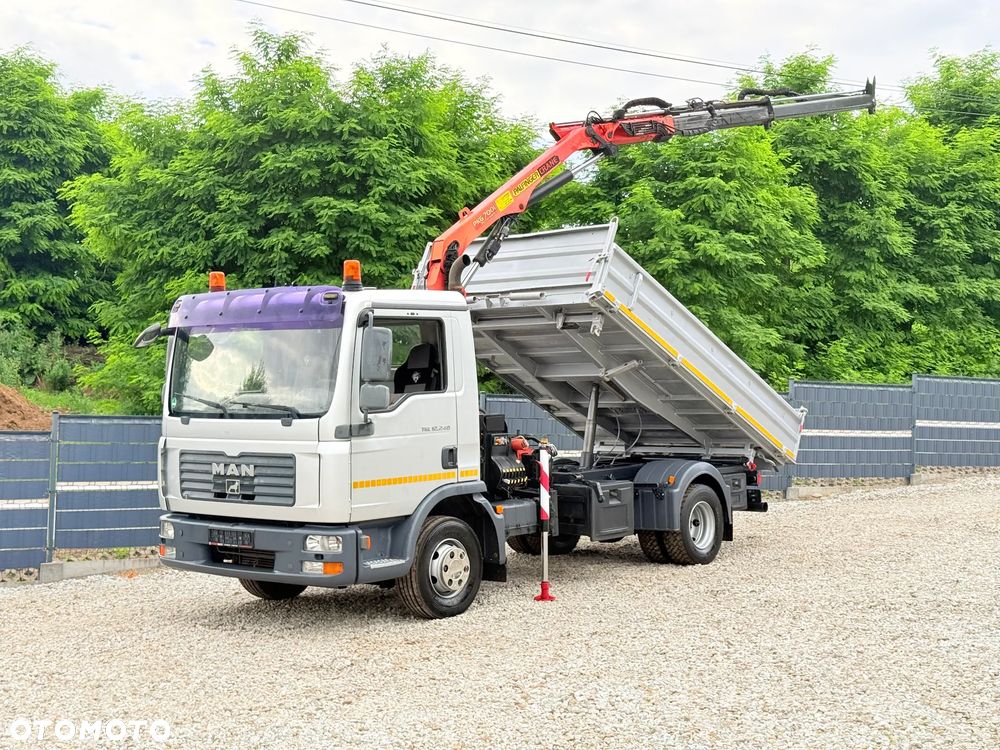 MAN MAN TGL 12-240 Kiper Wywrotka 4x2 Kran PALFINGER PK 12500 BARDZO DOBRY STAN - 15