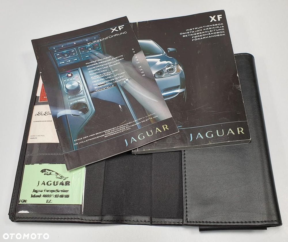 INSTRUKCJA OBSŁUGI + ETUI JAGUAR XF X250 - 2