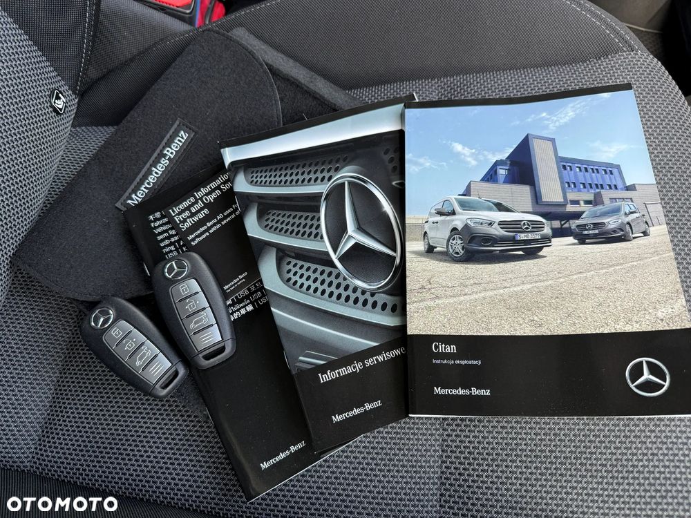 Mercedes-Benz Citan 110 CDI 1.5 95 KM SALON PL - GWARANCJA FABRYCZNA 2027 - bez limitu kilometrów! MBUX Kamera Tempomat Podgrzewane fotele - Stan Wizualny I Techniczny JAK NOWY Okazja FAKTURA VAT 23% - 12