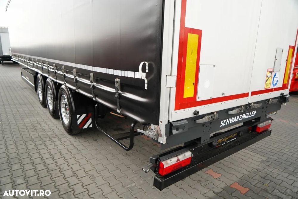 Schwarzmuller / SEMIREMORCĂ CU PRELATĂ (CURTAINSIDER) / STANDARD / CUTIE PENTRU PALETI / AXĂ RIDICABILĂ / AXE SAF / - 12