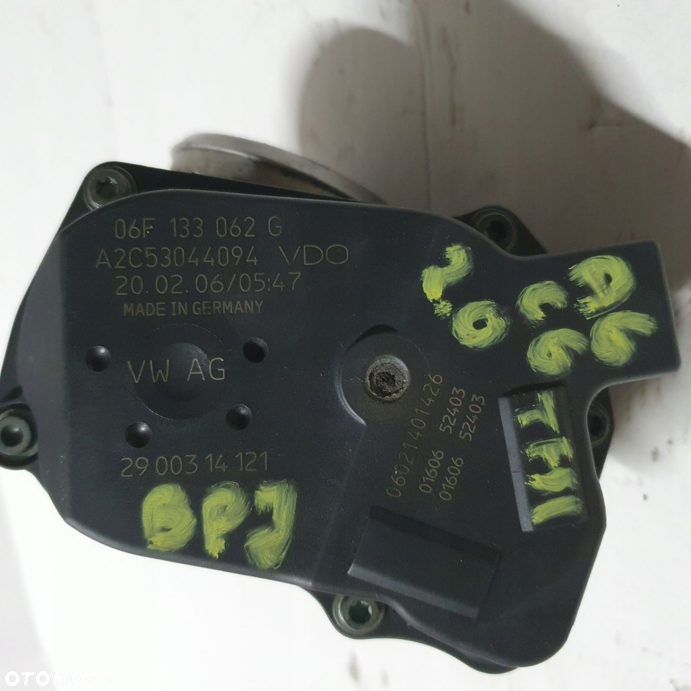 przepustnica Audi A6 C6 2.0 TFSI 06F133062G - 6