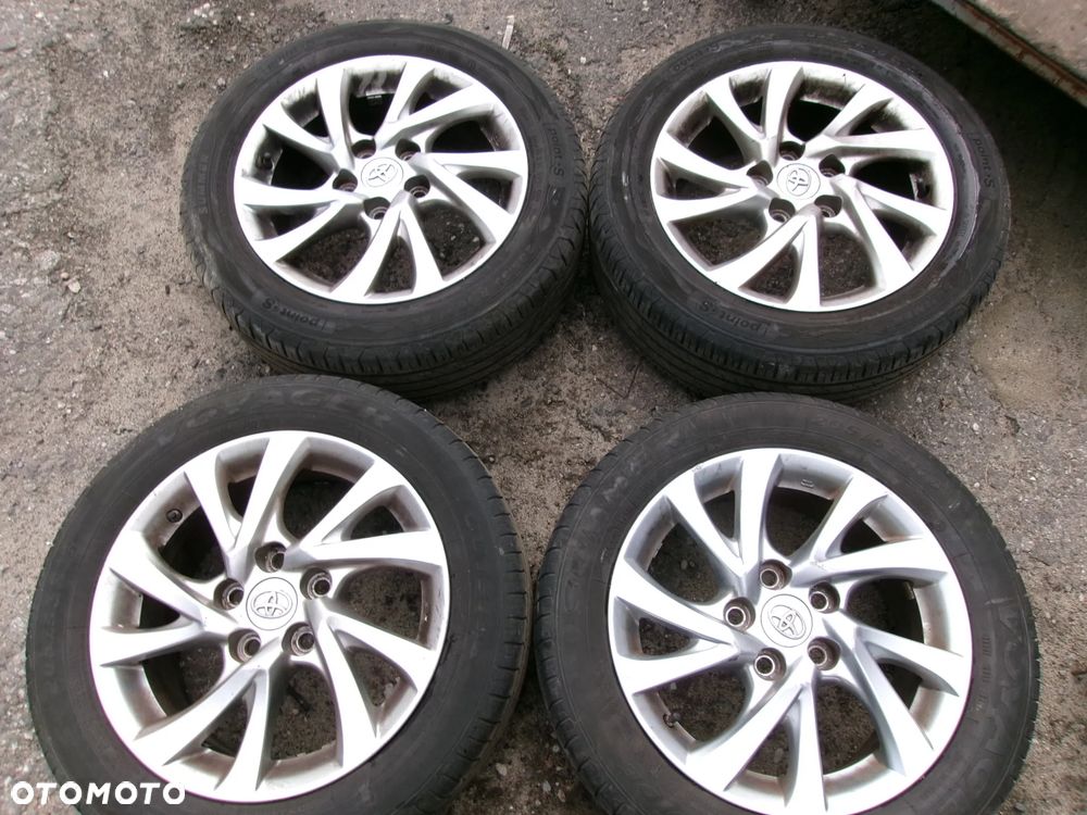 KOŁA FELGI ALU OPONY LETNIE 205/55/16 TOYOTA AURIS COROLLA   5X114,3 - 6