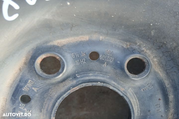Roata de rezerva R16 3Q0601027A 61/2JX16H2 ET41 215/60 R16 3Q0601027A - 3