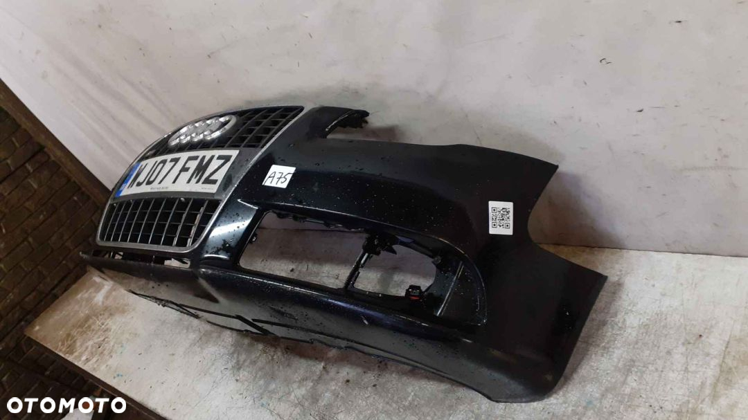 * ZDERZAK PRZÓD PRZEDNI DO AUDI A4 B7 S-LINE LY9B CZARNY - 3