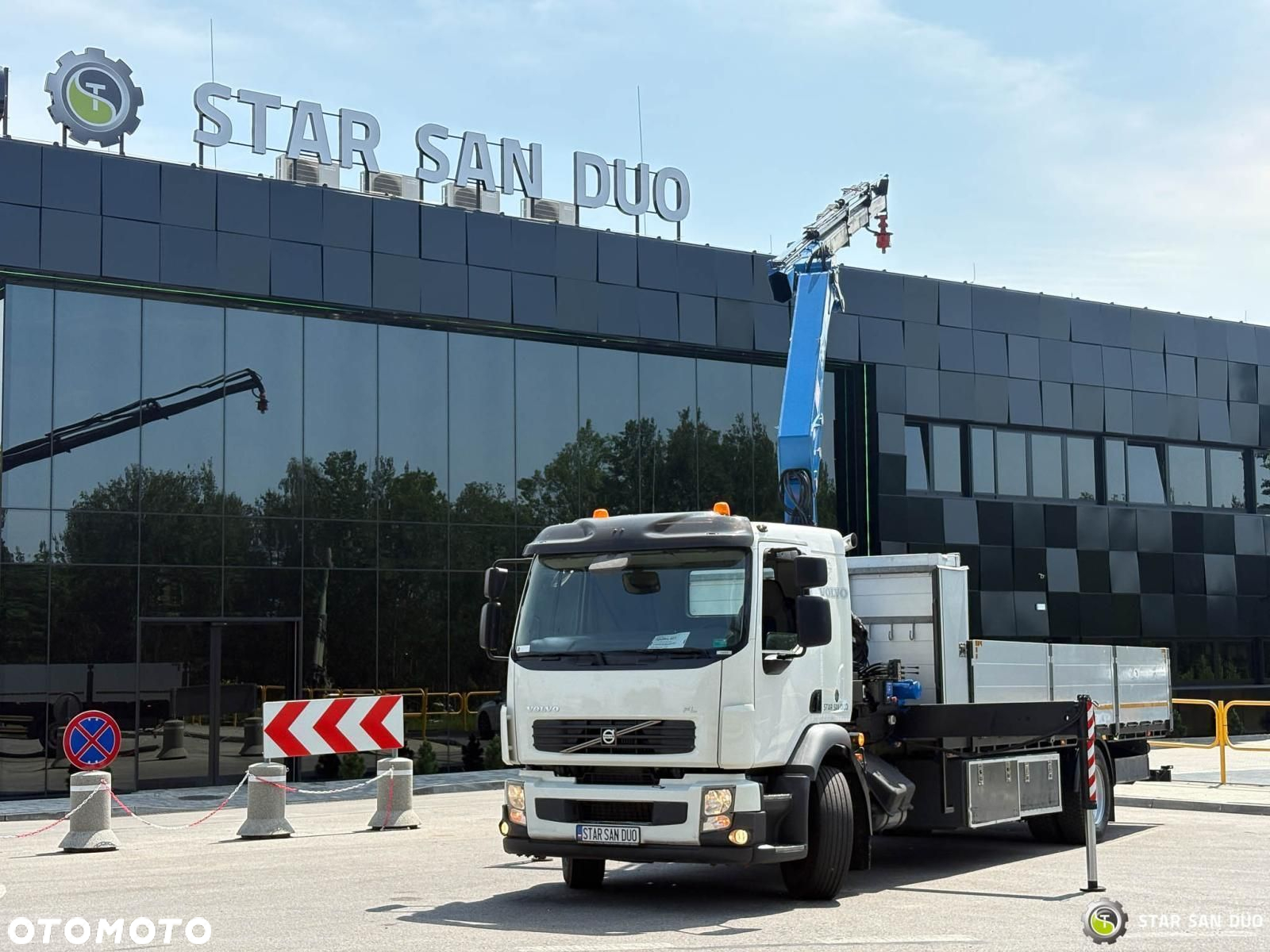 Volvo FE 240 4x2 HMF 1560 K3 HDS Żuraw Rotator Crane Kran - 6