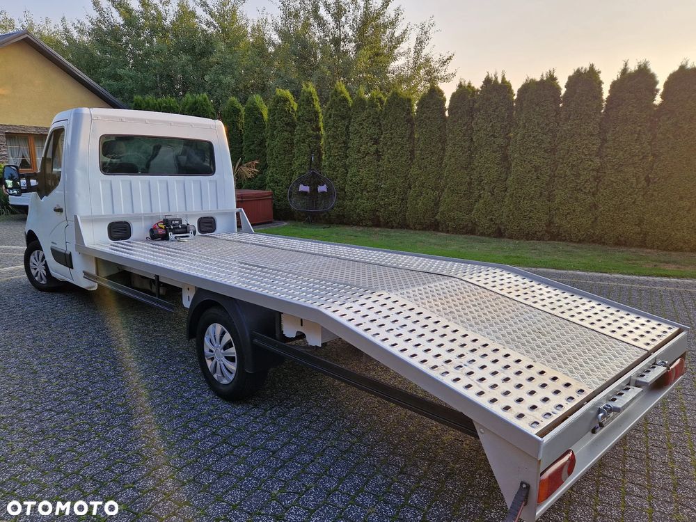 Renault Master 2.3 150 AUTOLAWETA+nowy najazd 5,10+wciągarka 8ton+poduszki pod resor+paiery na przewóz aut+OKAZJA+auto gotowe do pracy - 2